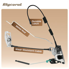 Blycorul installed in Ford van rear door demonstrating restored operation