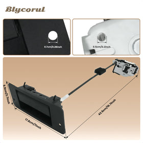 Blycorul installed in van door illustrating restored door function and alignment