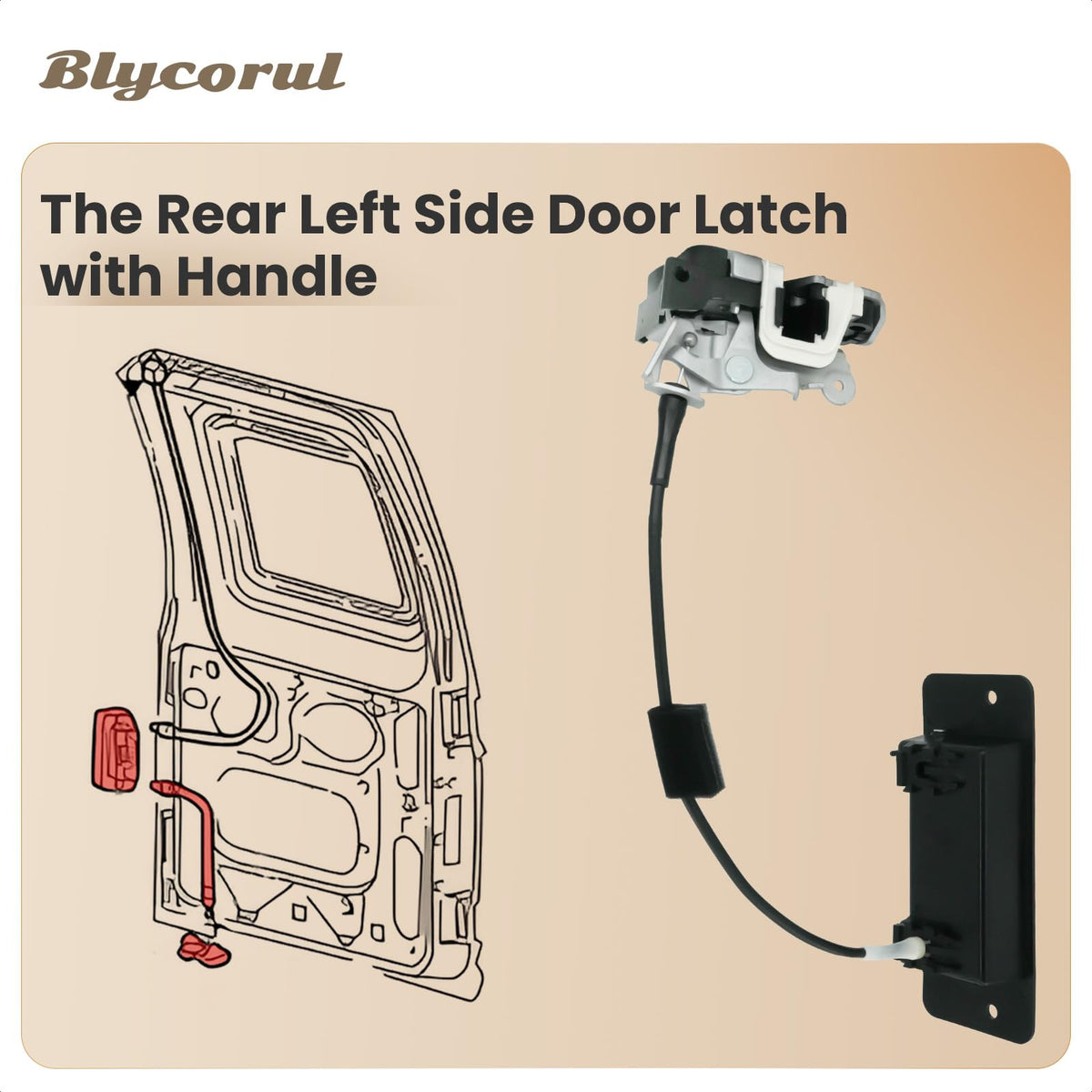 Blycorul backside showing mounting points for straightforward bolt-in installation
