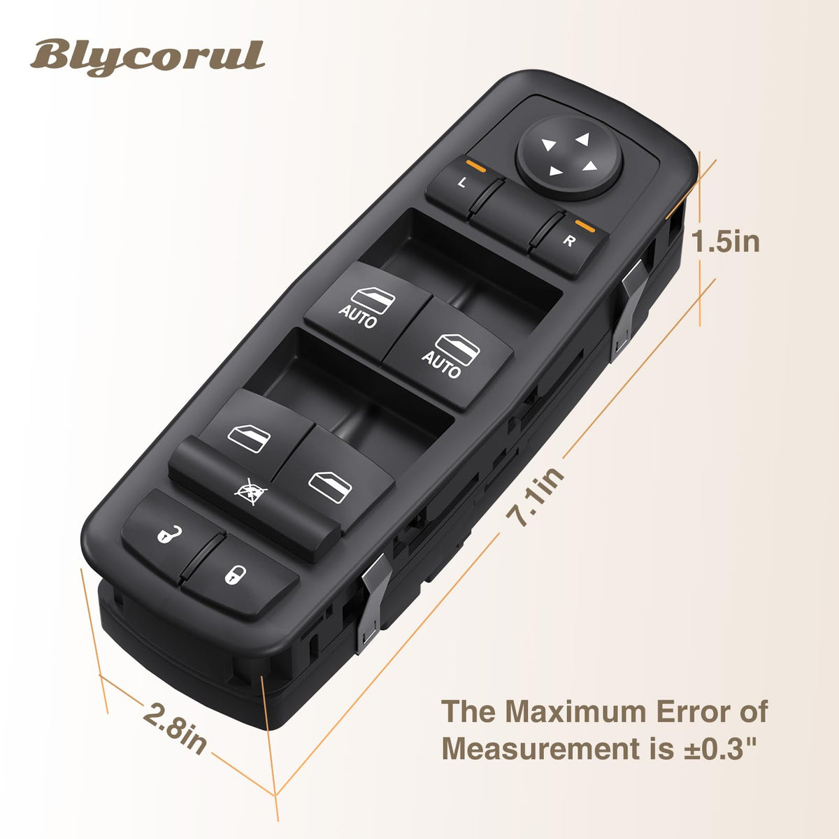 Blycorul packaging with warranty card showing included 24 month guarantee