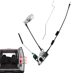 Blycorul front view of rear right latch showing fit and secure closure