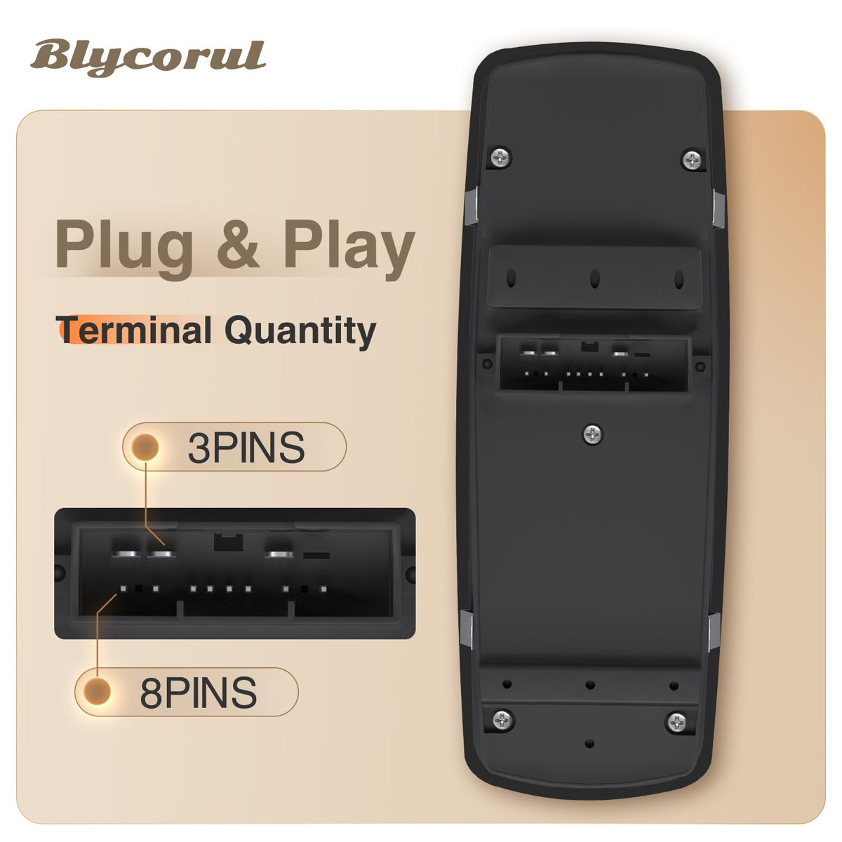 Blycorul side profile showing plastic texture and temperature-resistant build