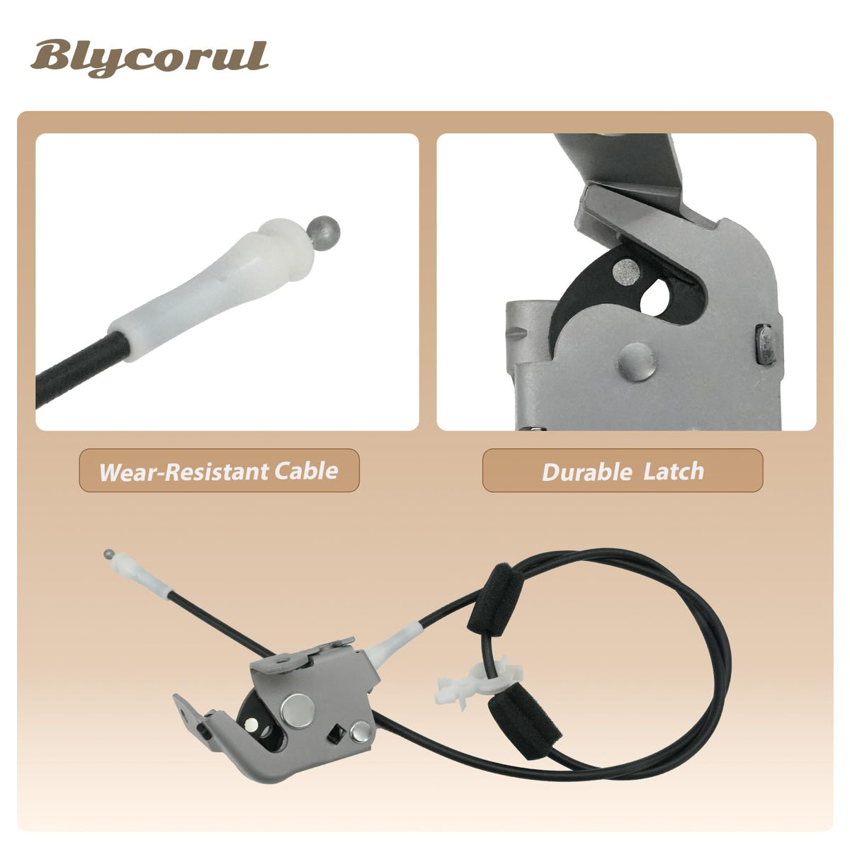 Blycorul side profile mounted on bracket highlighting correct alignment advantage