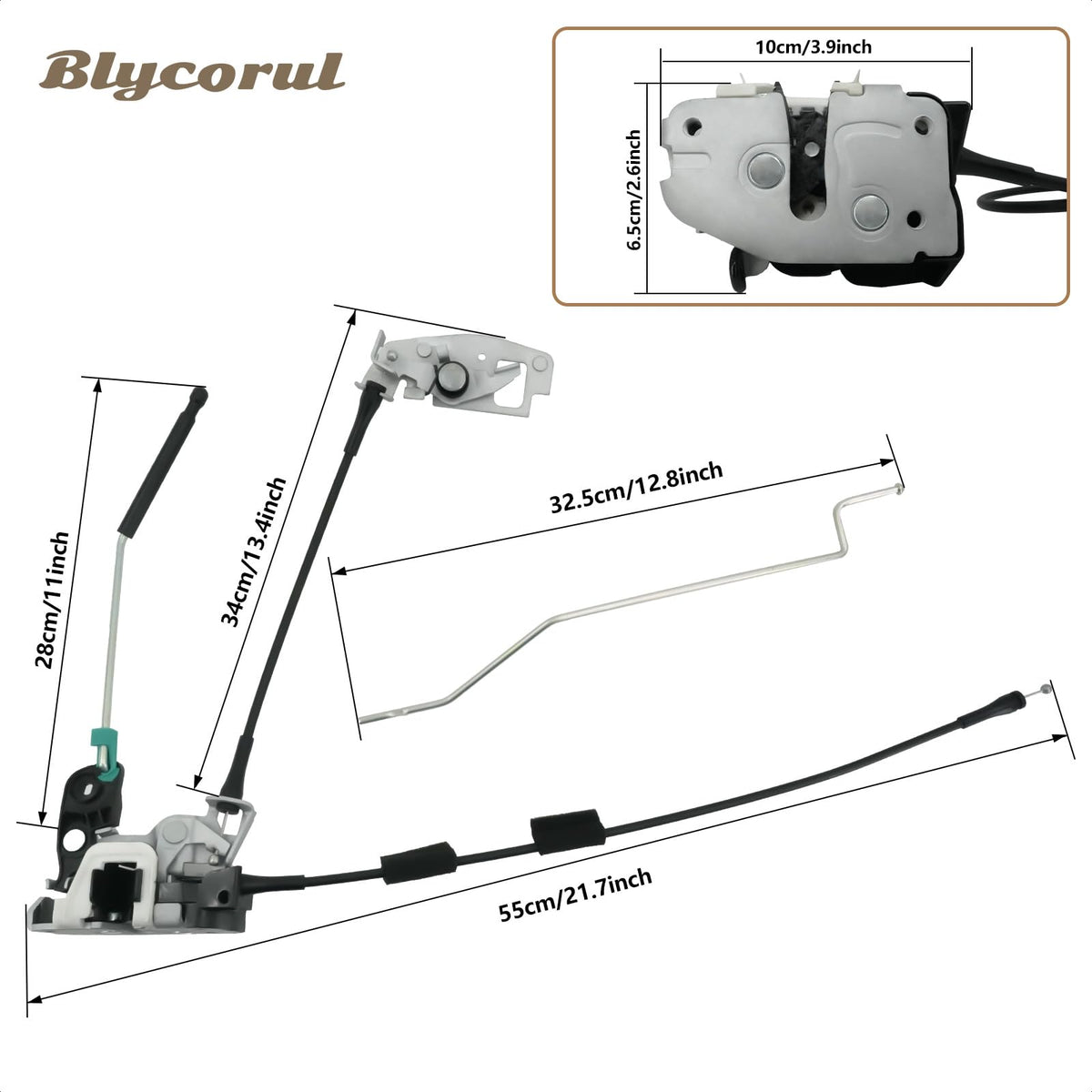 Blycorul side profile showing heavy-gauge steel construction and durability