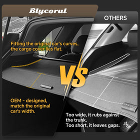 Blycorul size comparison next to a suitcase showing fit and cargo space preservation