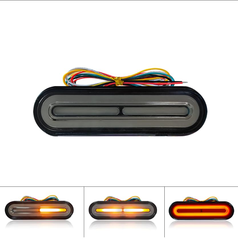 BlyilyB amber sequential LEDs illuminated showing clear turn signal direction benefit
