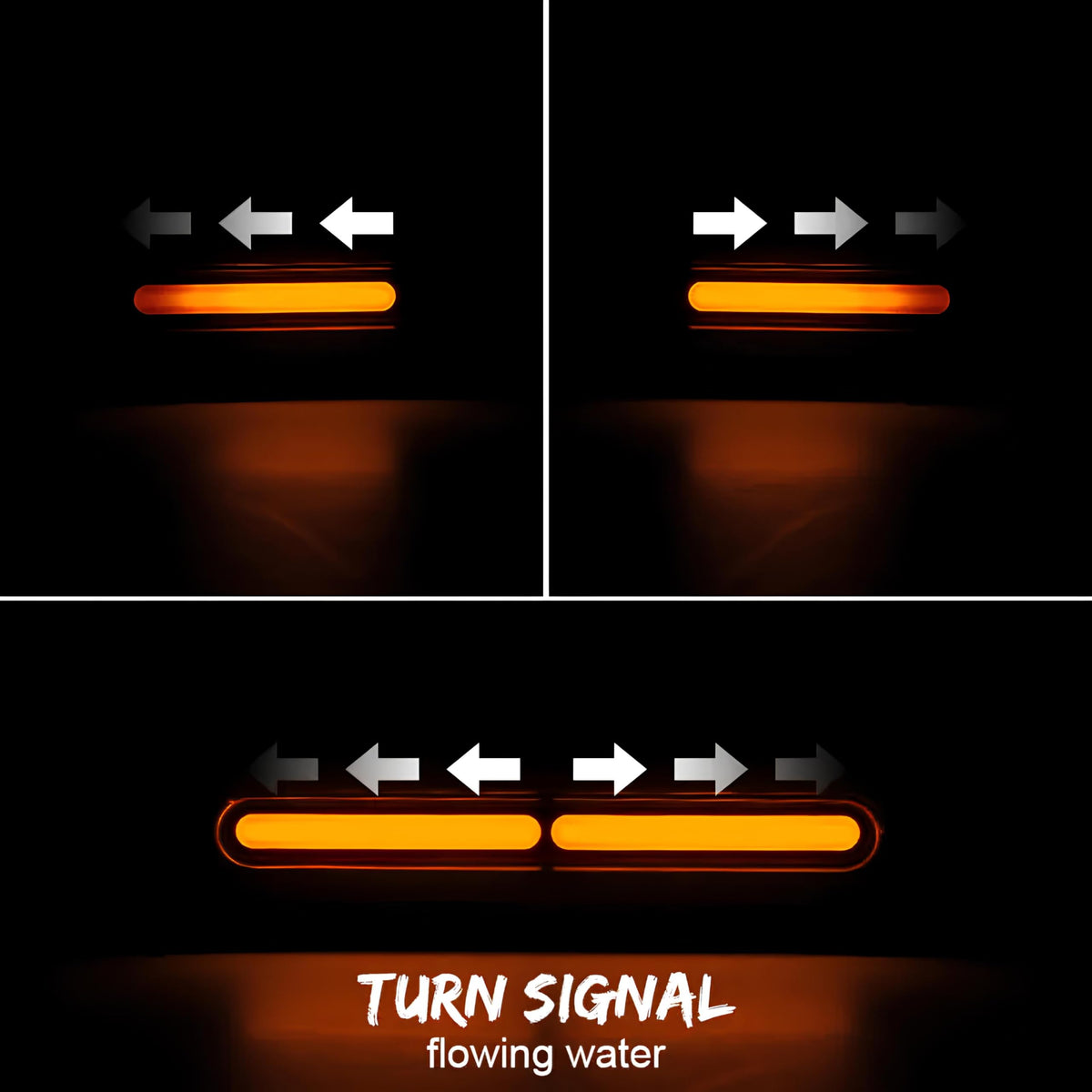 BlyilyB red brake high-beam active demonstrating strong stop-light visibility