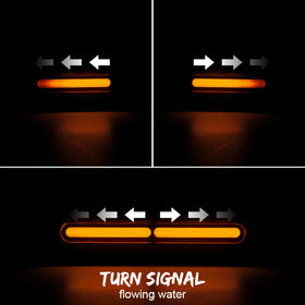 BlyilyB red brake high-beam active demonstrating strong stop-light visibility