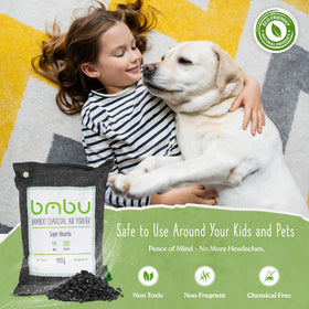 bmbu fabric label and rope detail for easy placement and secure hanging