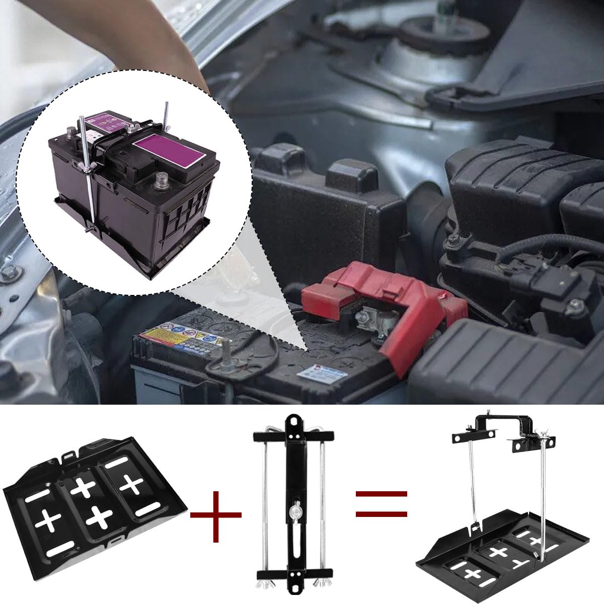 BMIROAMDFE adjustable bracket clamp demonstrating tension and fit