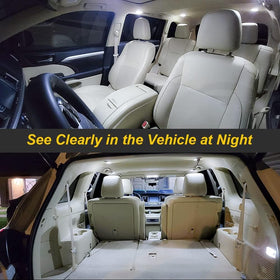 BMT xms rear dome light demonstrating wide cabin brightness benefit