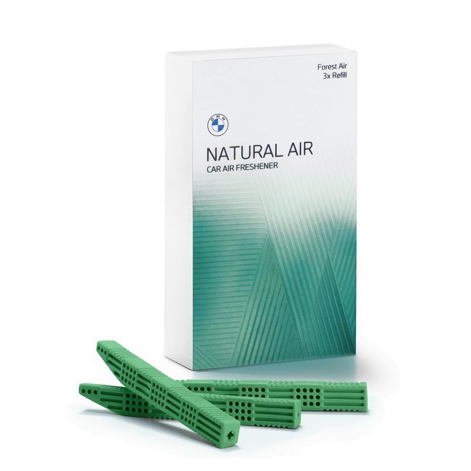 BMW Forest Air refill sticks front view showing woodsy scent and cabin freshness