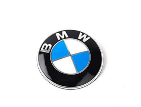 BMW emblem grommets and rear view showing correct hardware for secure mounting