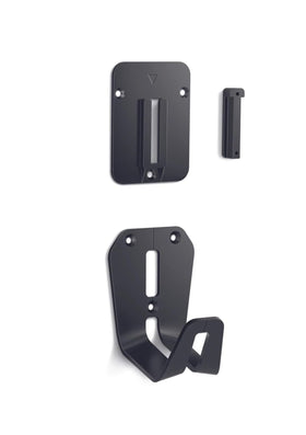 BMW wallmount kit front view showing secure charger hold and tidy appearance