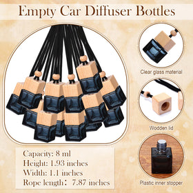 Boao hanging diffuser in car rearview scene demonstrating hands-free fragrance