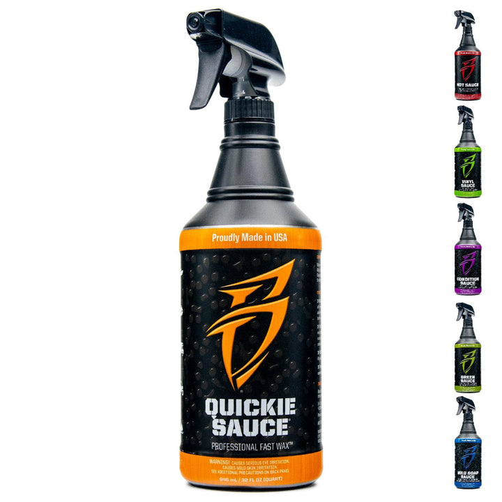 Boat Bling Quickie Sauce front label showing product name and size, conveys trust
