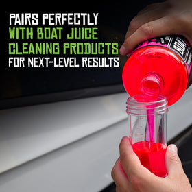 Boat Juice Hydrosuds spray-pattern dial detail allowing eight settings for versatile cleaning