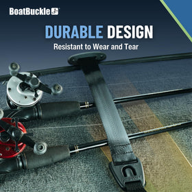 BoatBuckle packaging with included screws and template showing easy installation benefit