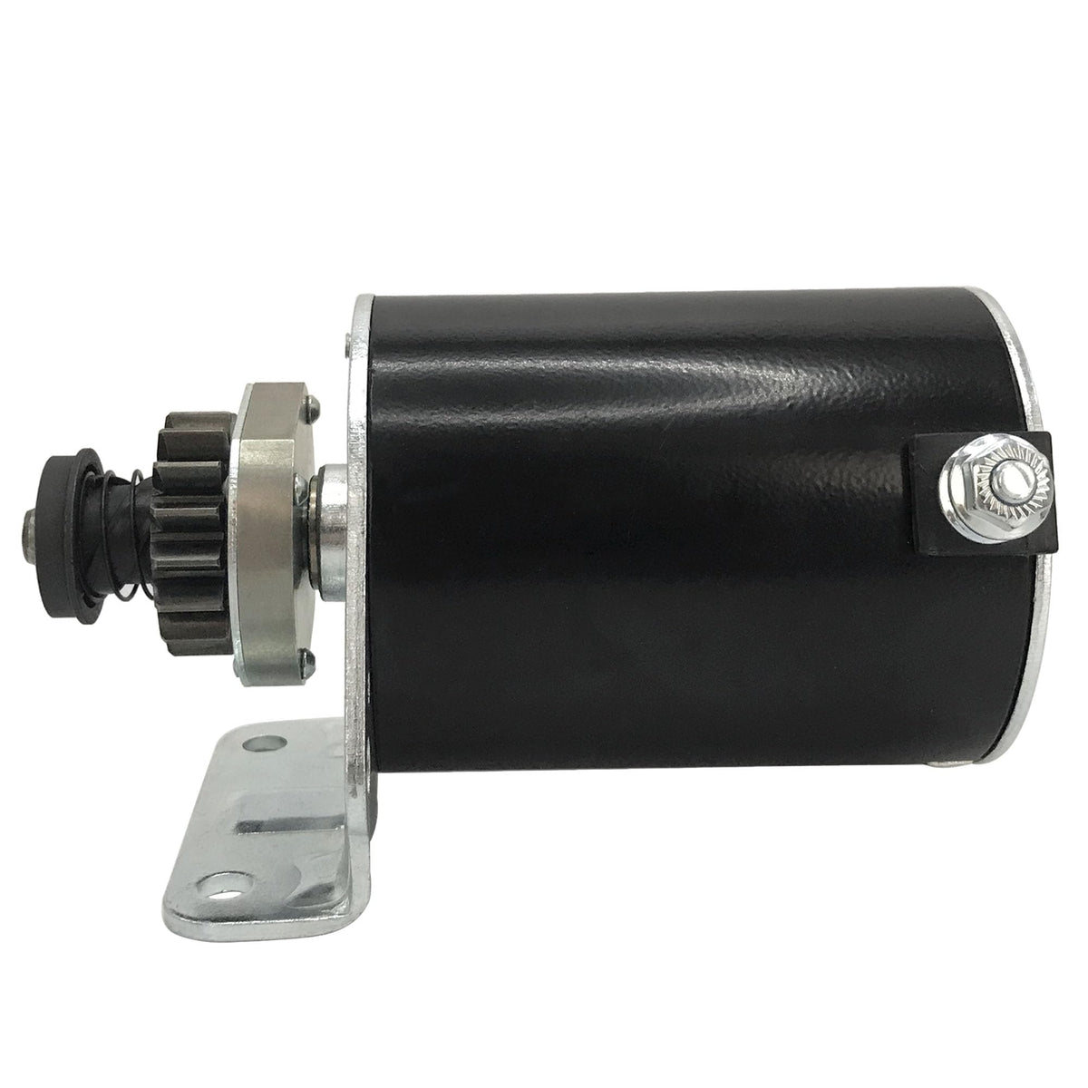 Boatrip starter gear side profile illustrating solid steel construction