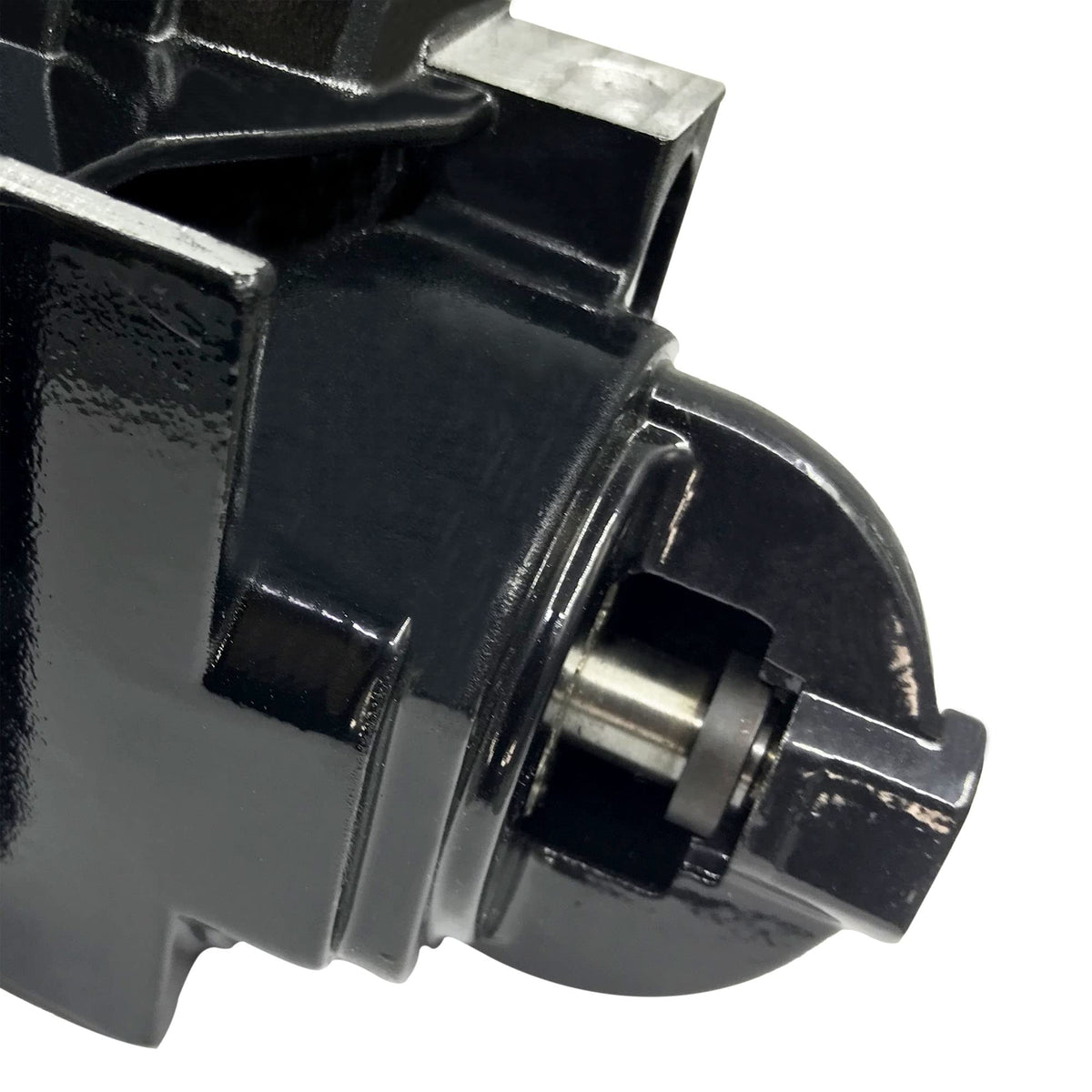 Boatrip starter installed on Mercruiser engine showing direct-fit replacement