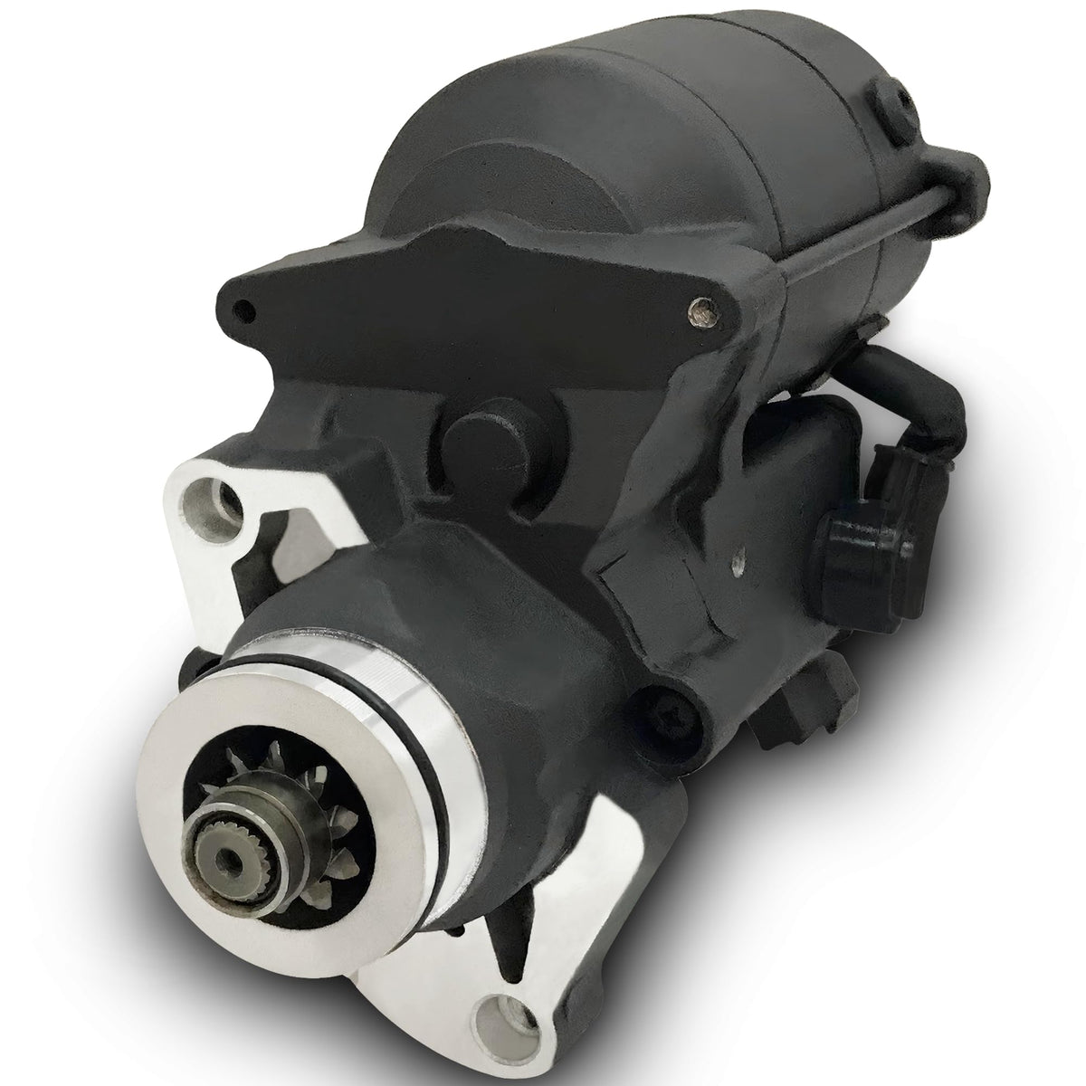 Boatrip starter front view showing clean housing and bolt pattern for easy fit