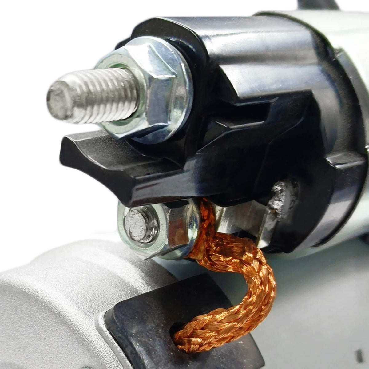 Boatrip starter installed in engine bay demonstrating easy replacement
