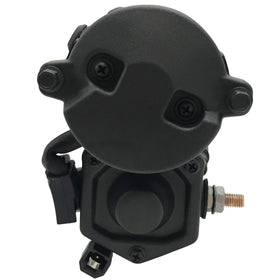 Boatrip starter installed on Harley motorcycle demonstrating direct-fit replacement benefit