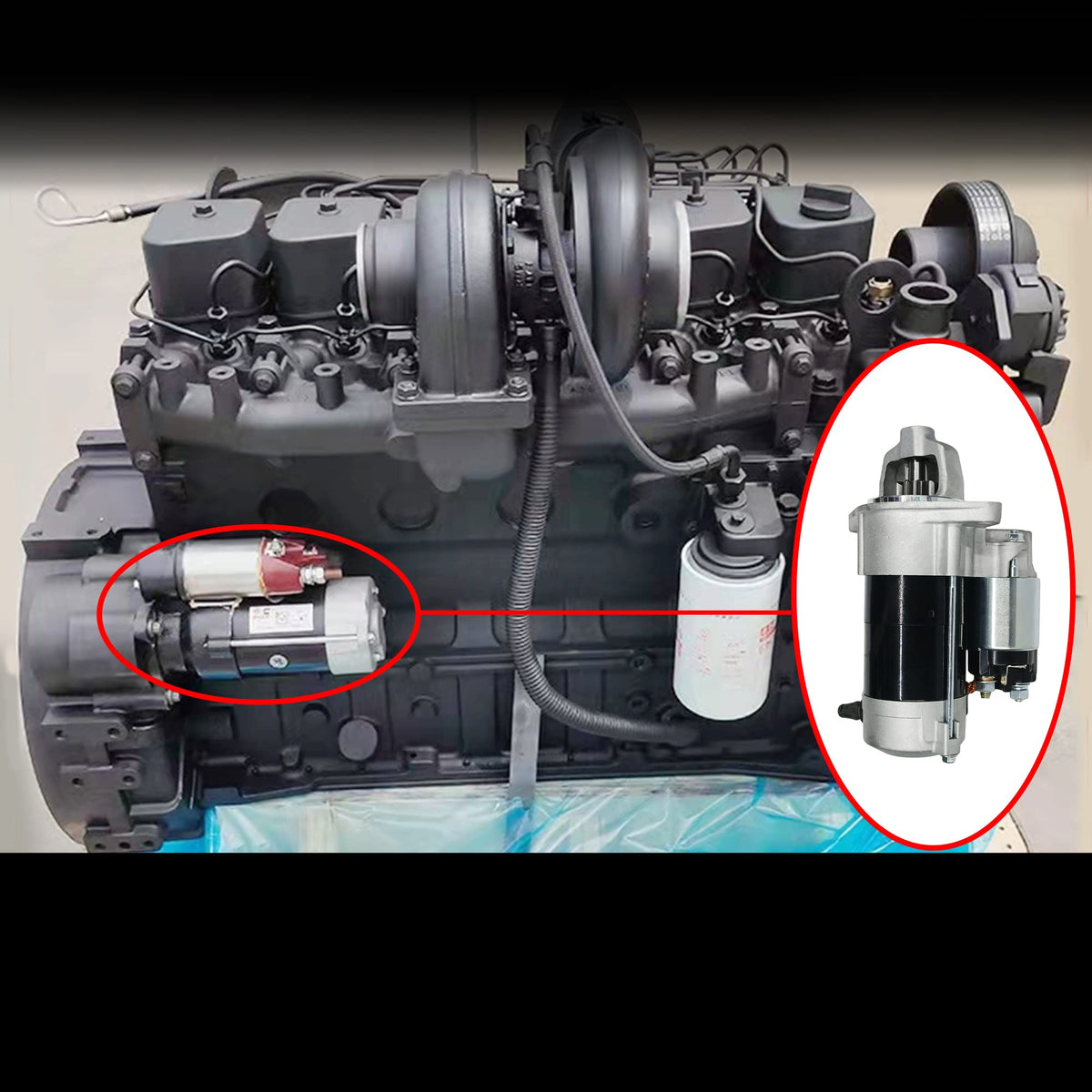 Boatrip starter motor installed on zero-turn mower restoring reliable starts