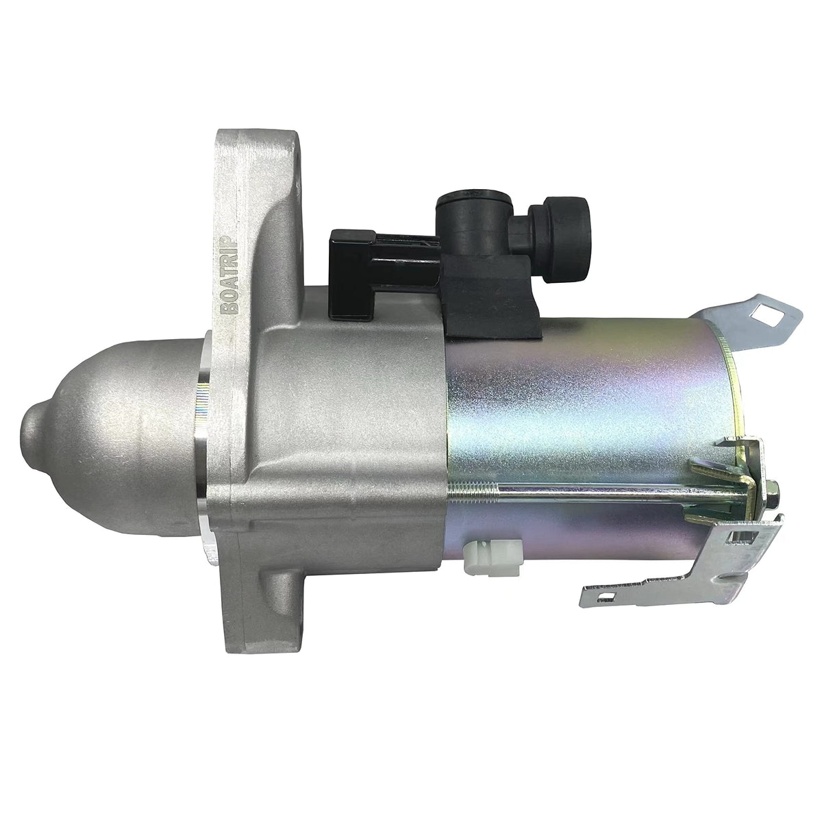 Boatrip starter installed under hood demonstrating direct replacement