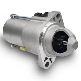 Boatrip starter mounting flange close-up ensuring precise bolt alignment benefit