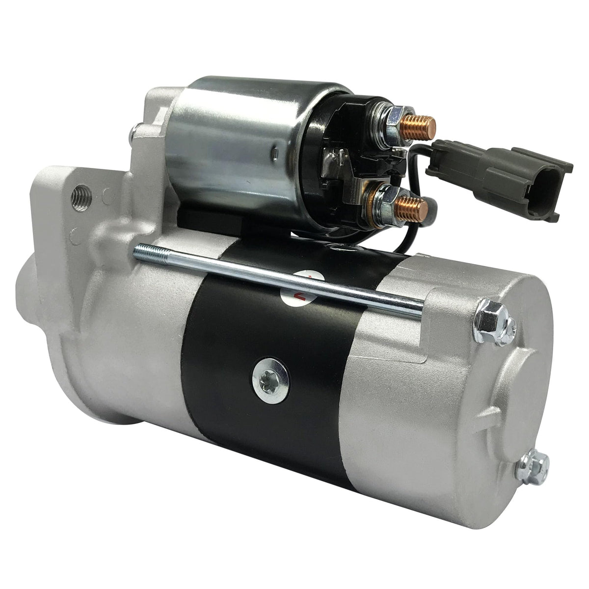 Boatrip starter solenoid detail illustrating secure electrical engagement