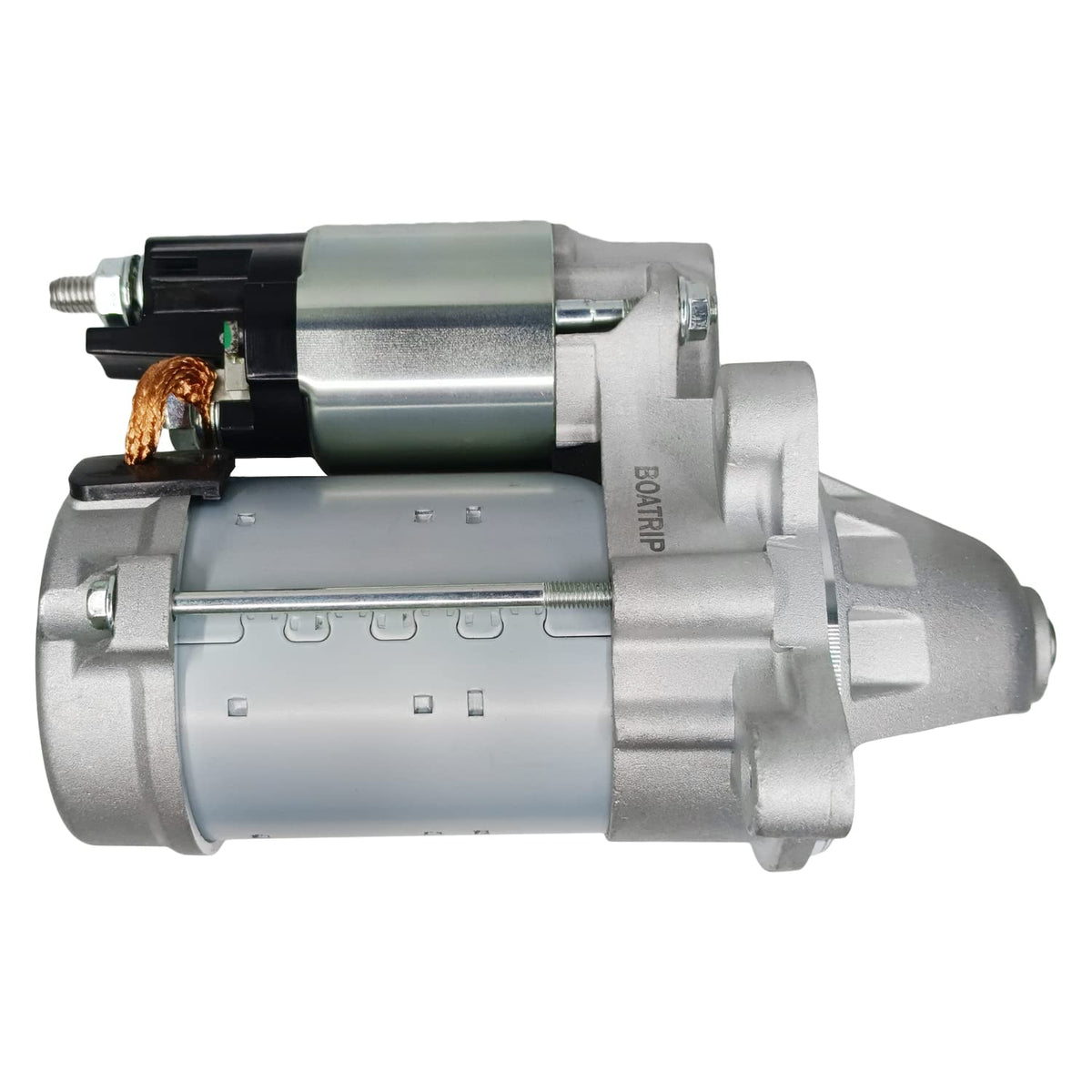 Boatrip starter solenoid detail emphasizing secure electrical connection