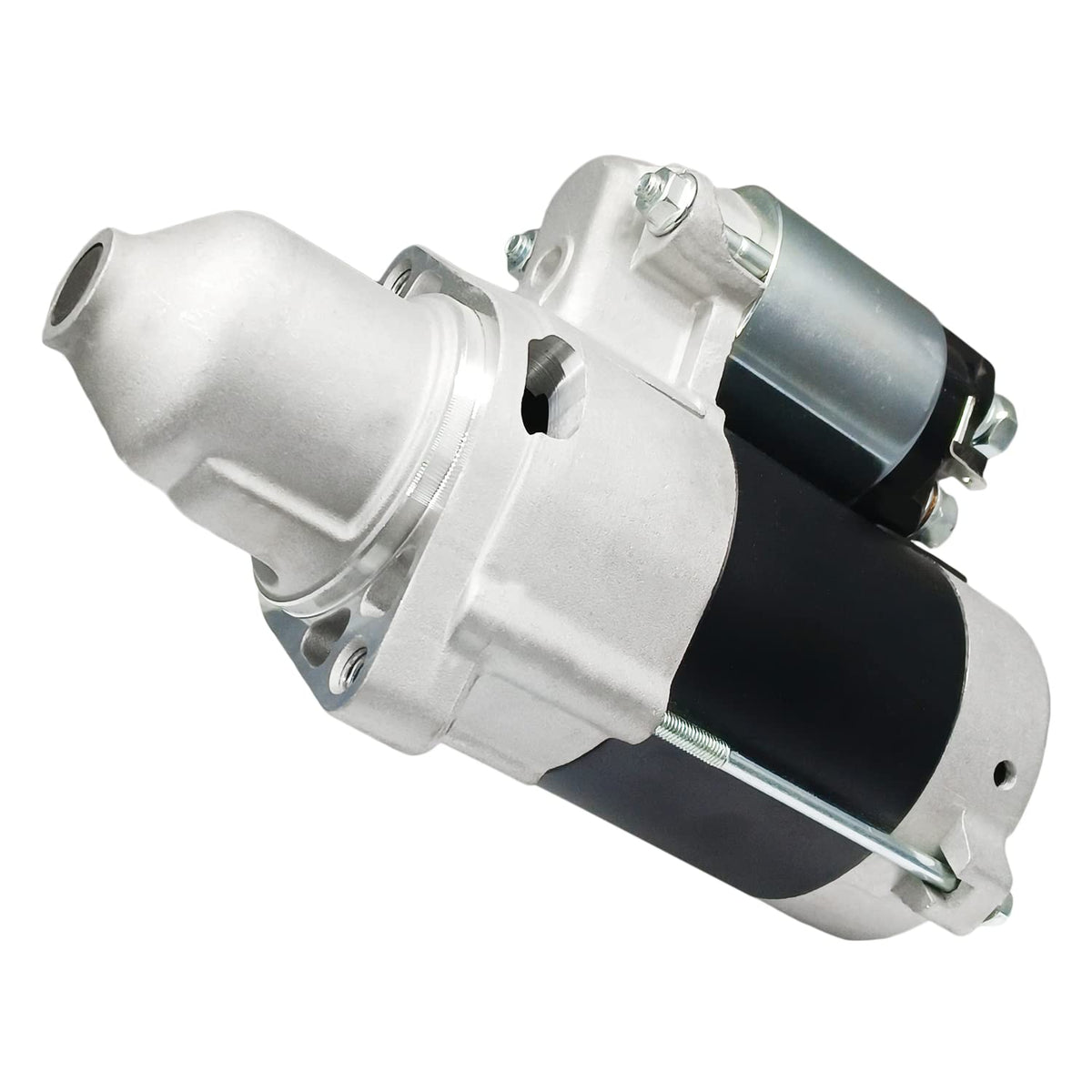 Boatrip starter solenoid top view illustrating secure electrical connection