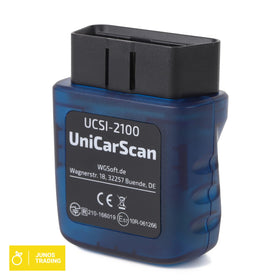 BODAC UCSI-2100 connected to Windows laptop showing PC diagnostic use