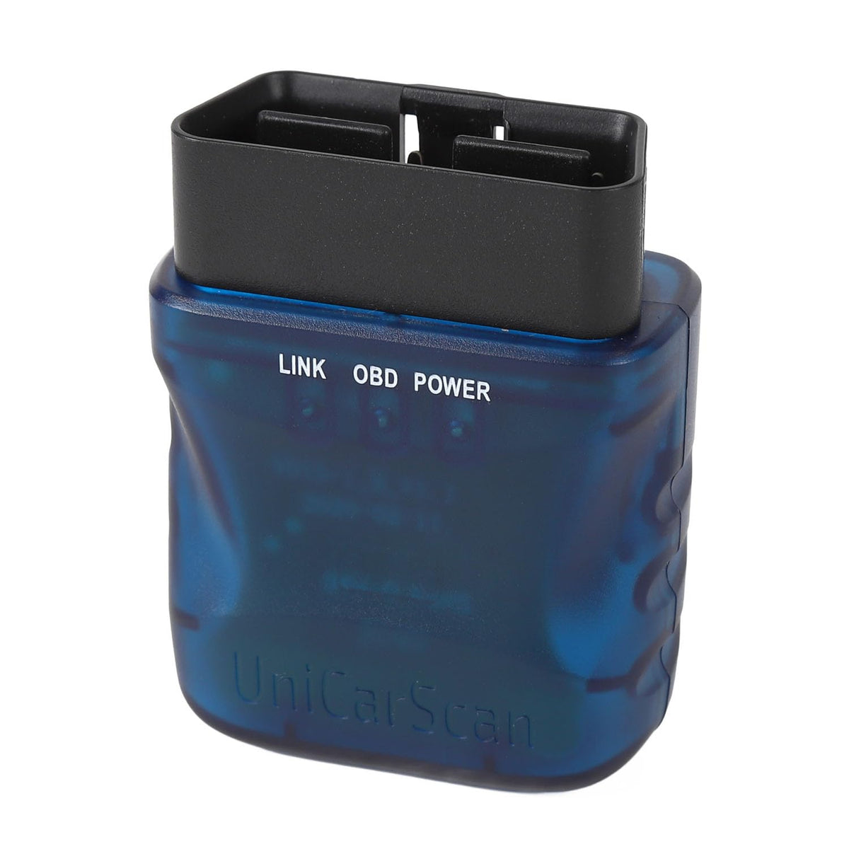 BODAC UCSI-2100 front view showing compact Bluetooth OBD2 adapter and solid build