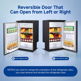 BODEGA reversible door hinge demonstrating flexible installation in vehicles