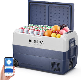 BODEGA positioned inside an RV showcasing travel readiness and on‑road convenience