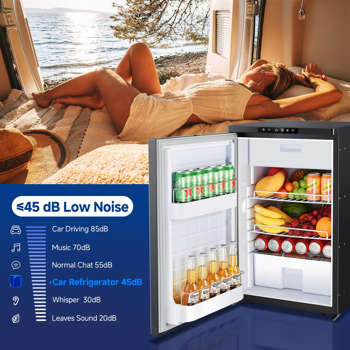BODEGA accessories arranged including crisper, bottle holder and egg tray for organization