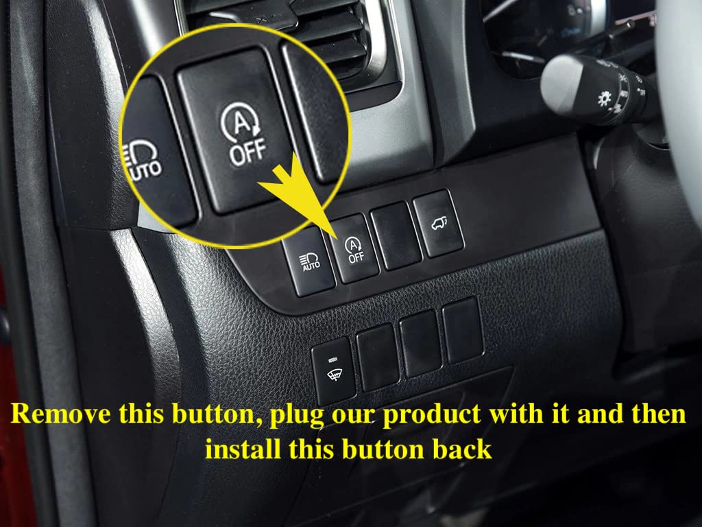 BODENLA A-OFF lamp lit on Highlander dash showing confirmed disable