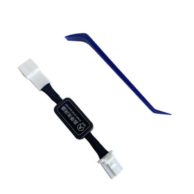 BODENLA connection detail highlighting plug-and-play harness for quick installation