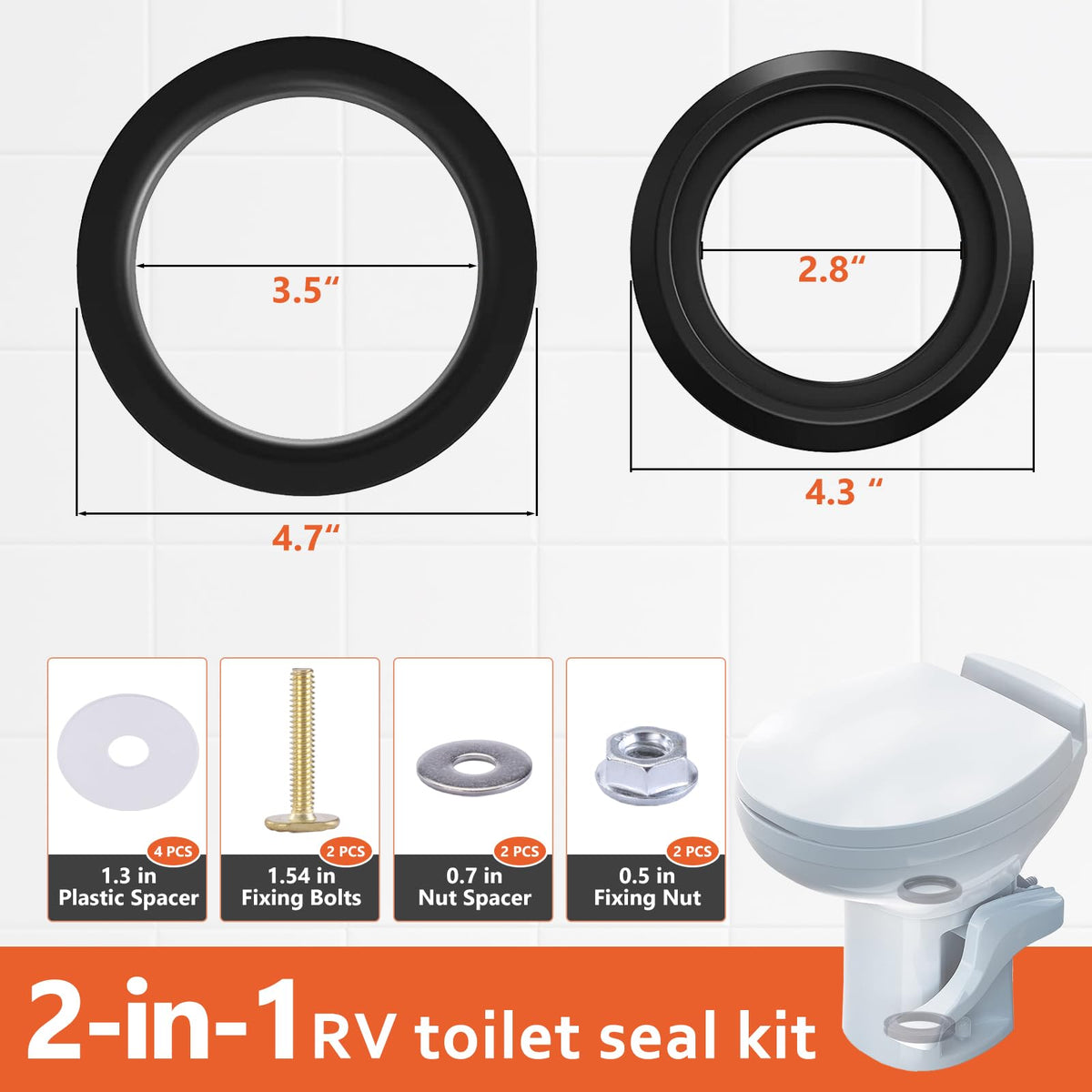 boeemi installed seal on toilet base illustrating restored watertight performance