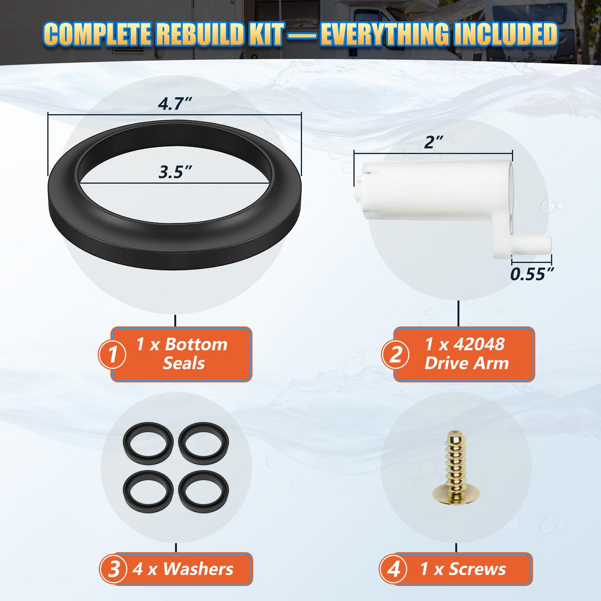 boeemi parts beside ruler showing compact size and easy handling