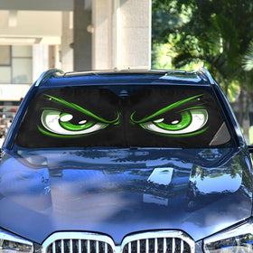 BOENLE installed inside car windshield reducing glare and interior heat