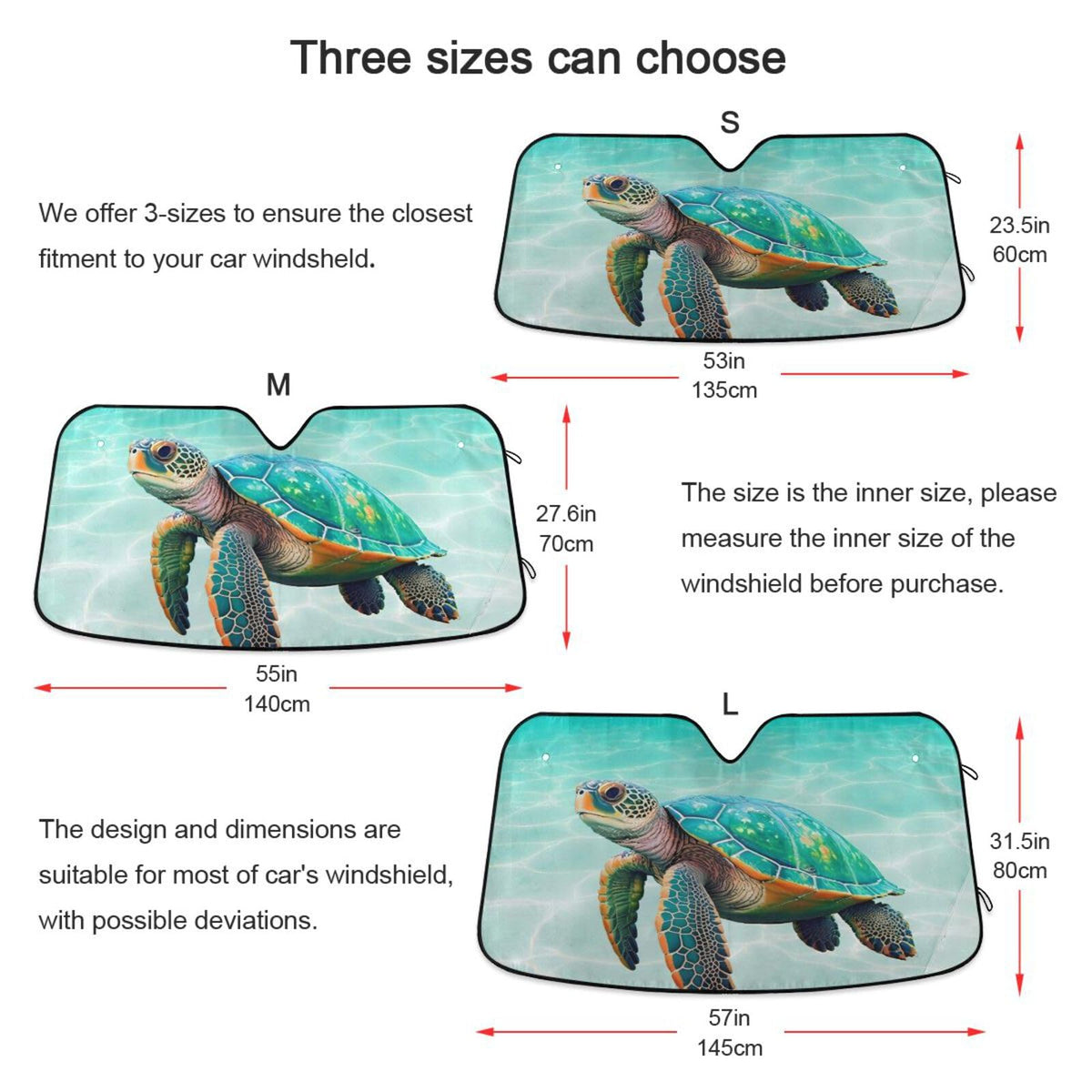 BOENLE sea turtle teal in parked car lifestyle shot emphasizing sun protection benefit