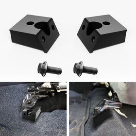 Bofn Racing front spacer front view showing fit and benefit of improved visibility