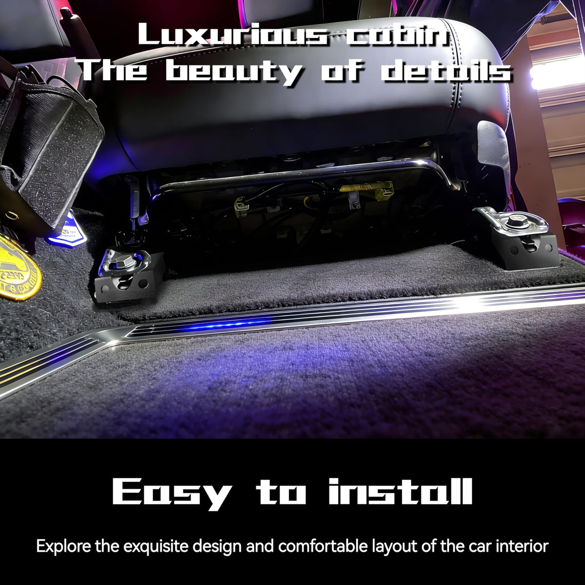 Bofn Racing spacer installed in vehicle portraying easier sightlines and comfort
