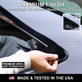 BOGAR TECH DESIGNS installed on driver side showing sleek blackout aesthetic