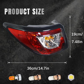 BOGYL tail light held in hand for size comparison and easy handling