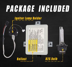 Boine ballast rear connector detail with OEM plug for reliable connection