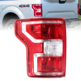 Boine left tail light front view showing clean lens and improved visibility